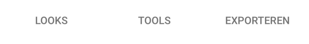 tools optie snapseed