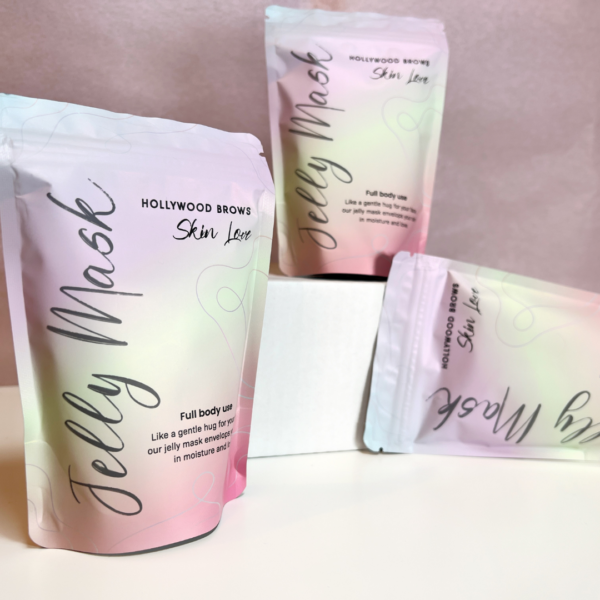 Hollywood brows brow jelly masks - jelly mask- brow jelly mask- gel masker - wenkbrauw masker - beauty and wellness romana