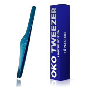OkO Limited edition tweezer - blue magic tweezer - oko tweezer - brow tweezer - special edition tweezer - oko - beauty and wellness romana - nederland